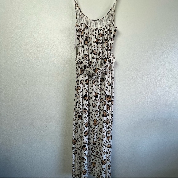 Anthropologie Corey Lynn Calter Leopard Print Arabella S Midi Dress Belted NWOT - Picture 8 of 12